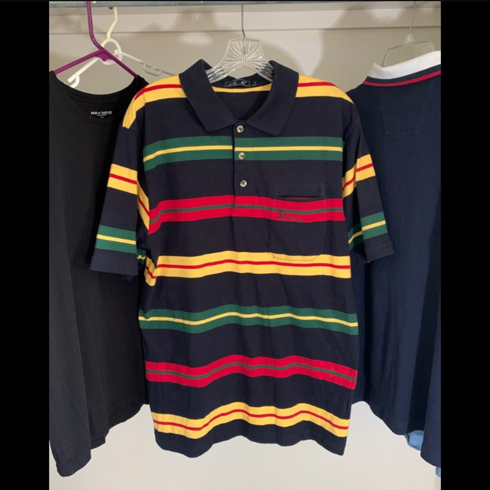 Large Rasta  Polo